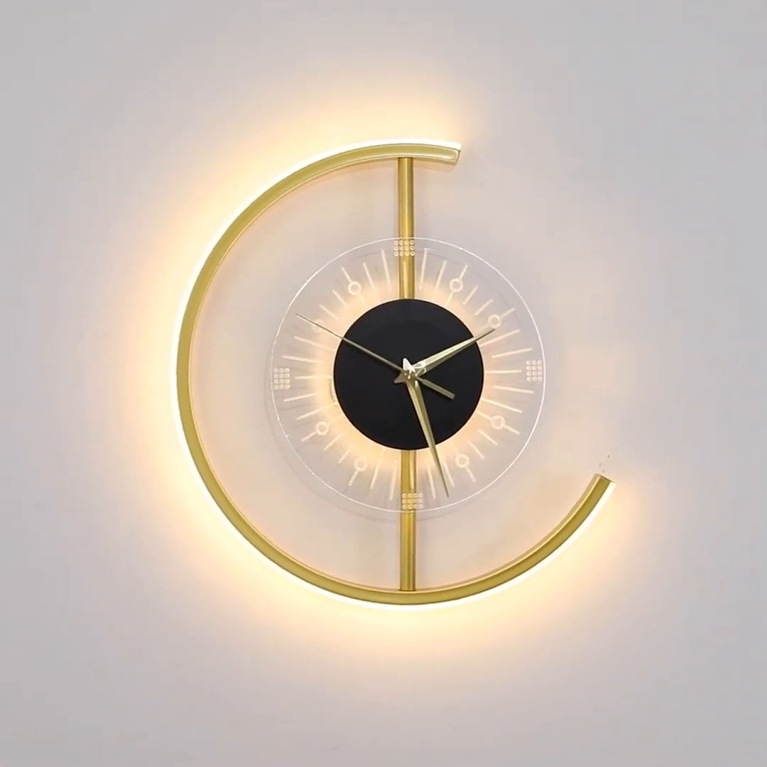 Silent Modern LED Wall Clock 2024 For Home Office Kitchen Living Room Bedroom